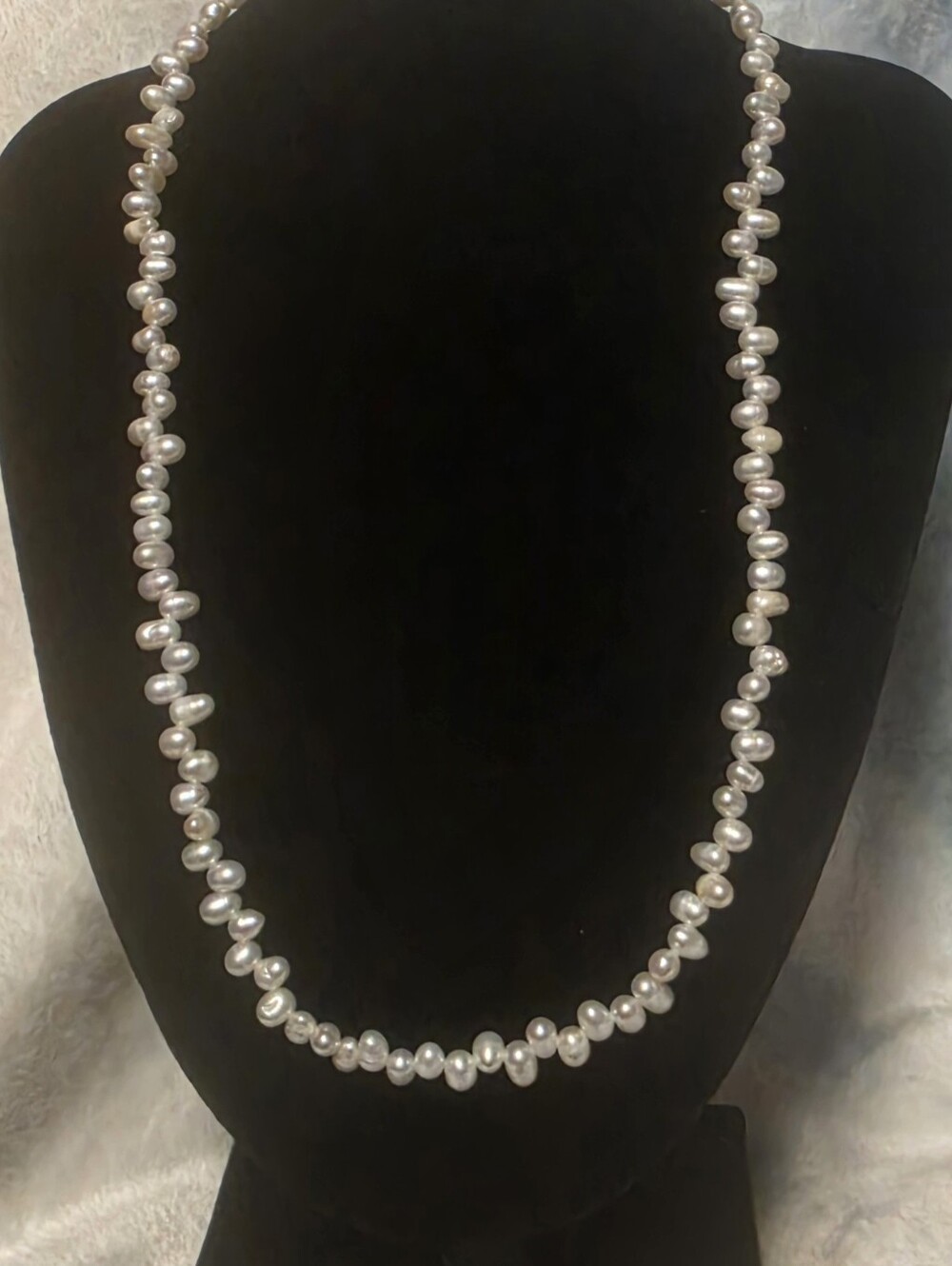 Classic White Freshwater Pearl Necklace - Women's Jewelry